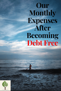 Our Monthly Expenses After Becoming Debt Free