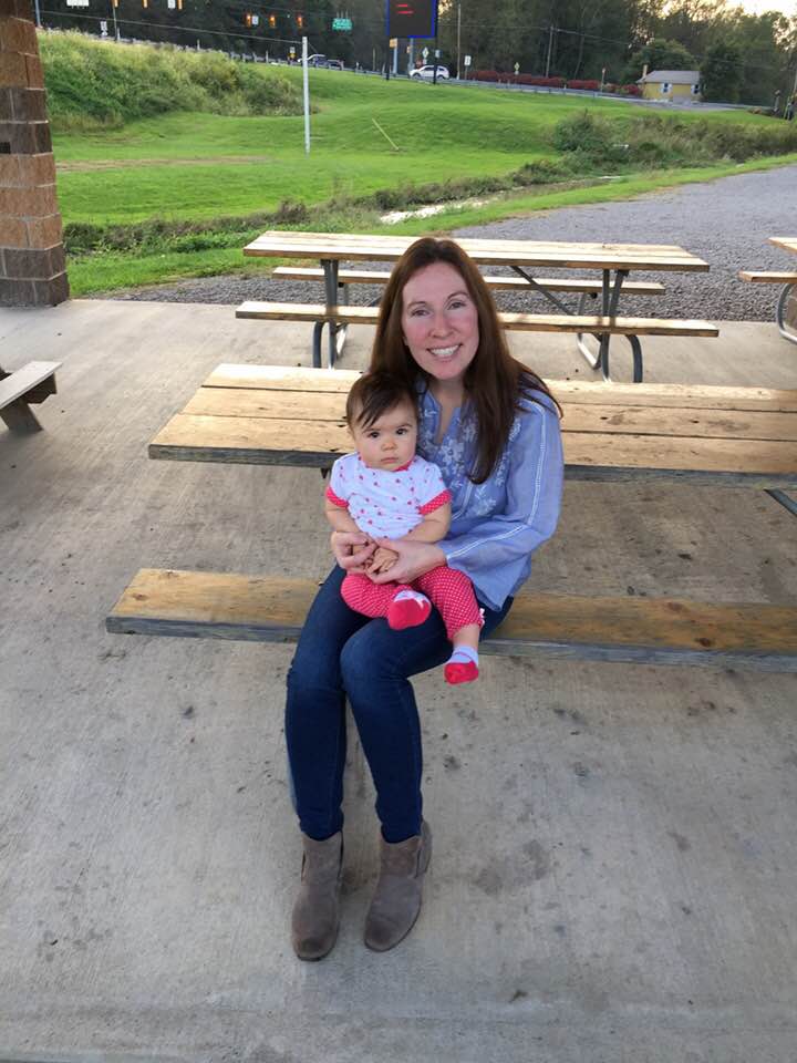 Photo of Kate from Financial Independence for Teachers along with her daughter. 