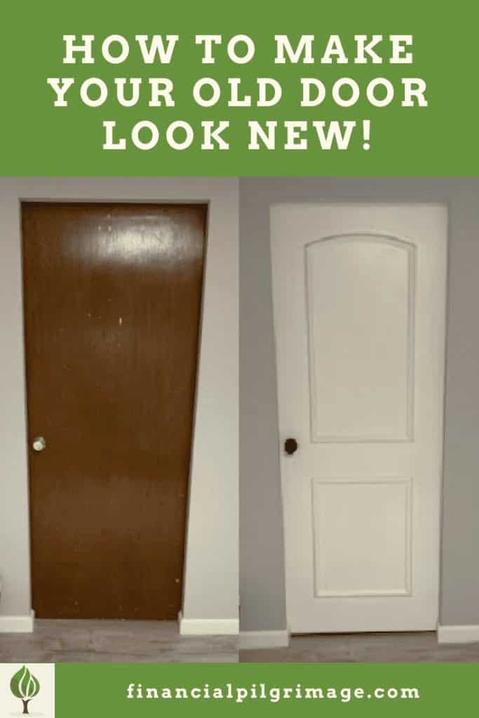 how to make an old wood door look new