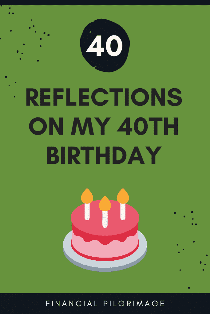 Pinterest Image about 40th birthday