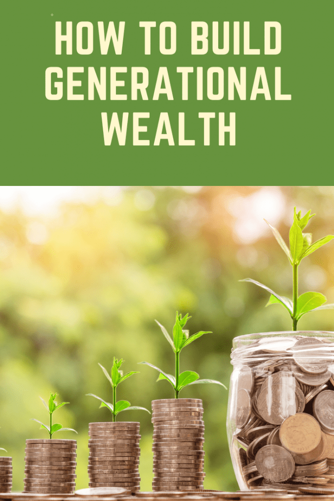 pinterest image to build generational wealth