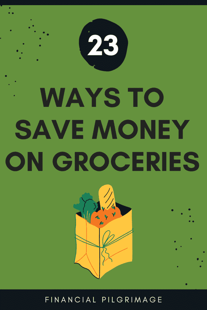 pinterest image about how to save money on groceries