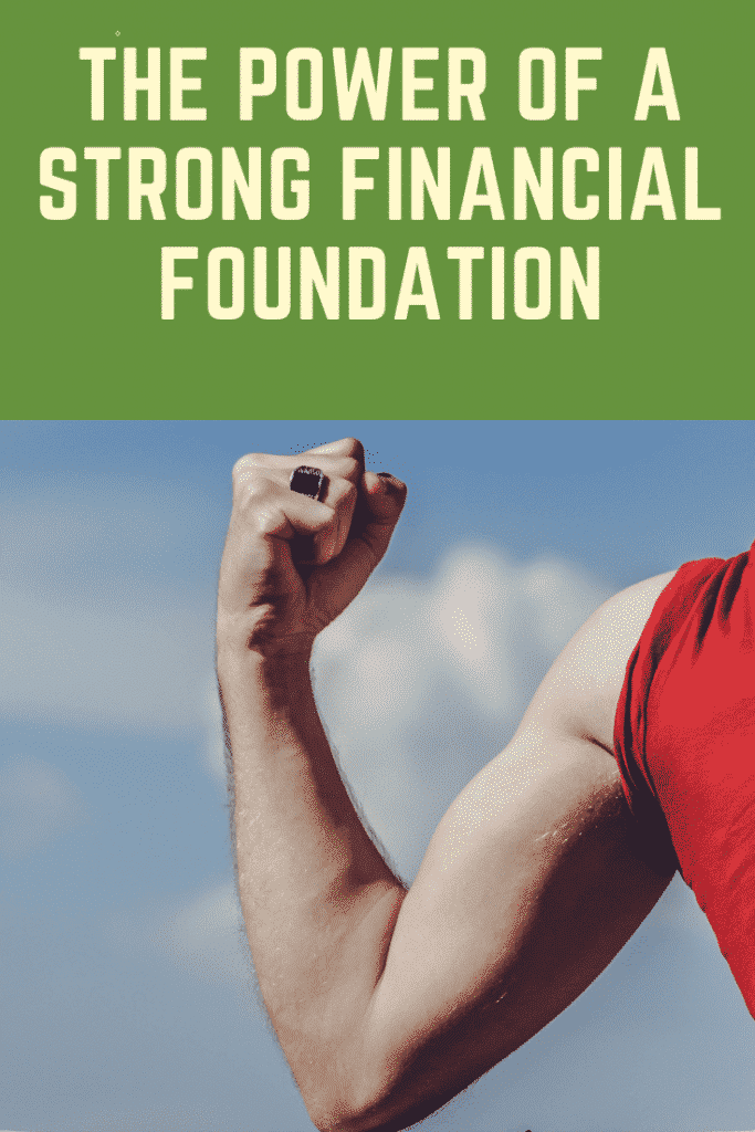 strong financial foundation pin