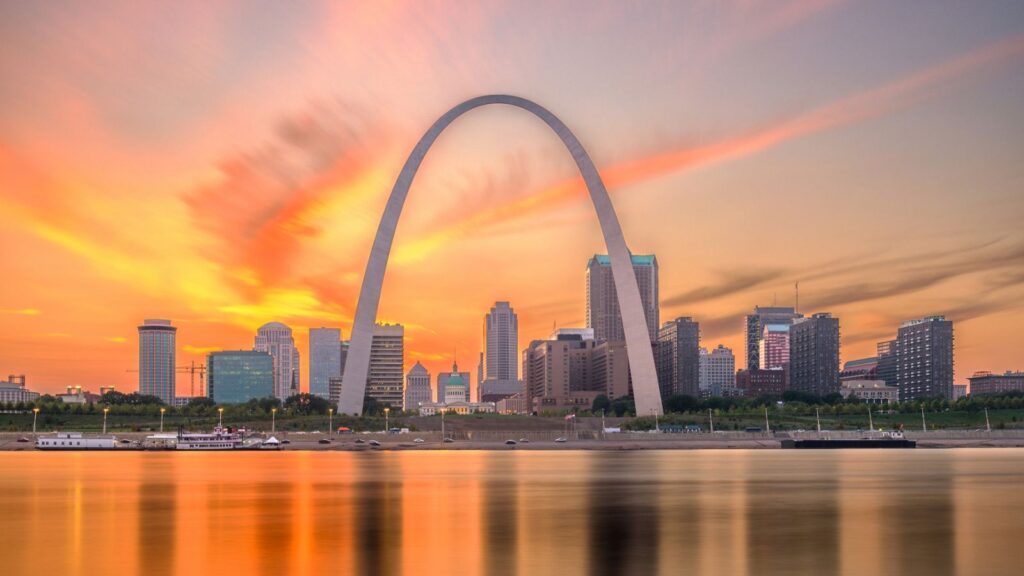 Photo of downtown St. Louis