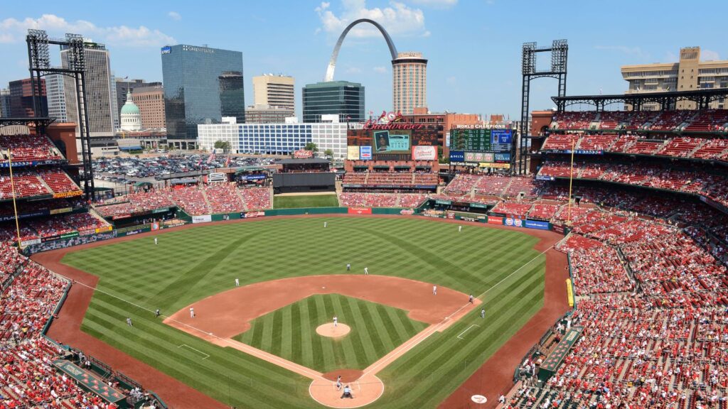 Busch Stadium, home of St. Louis Cardinals